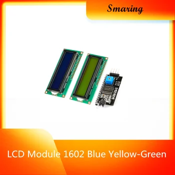 LCD Module 1602 Blue Yellow-Green Screen IIC/I2C LCD1602 5V Adapter Plate 1602A Display Module for Arduino
LCD Module 1602 Blue Yellow-Green Screen IIC/I2C LCD1602 5V Adapter Plate 1602A Display Module for Arduino