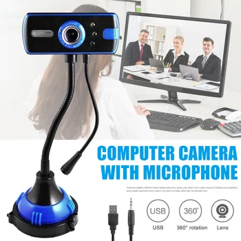 PC Webcam 480P Full HD Webcam USB Laptop Desktop Webcam Live Streaming Webcam with Microphone KQS8
PC Webcam 480P Full HD Webcam USB Laptop Desktop Webcam Live Streaming Webcam with Microphone KQS8