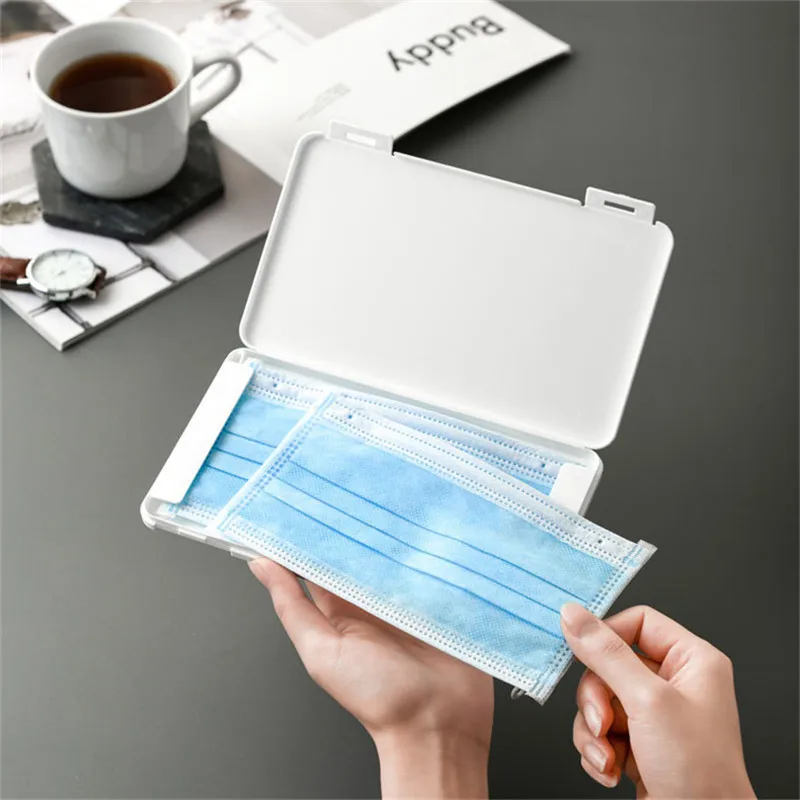 PP Portable Masks Storage Box Disposable Face Mask Storage Case Convenient to Carry Moisture and Dustproof Container Organizers
PP Portable Masks Storage Box Disposable Face Mask Storage Case Convenient to Carry Moisture and Dustproof Container Organizers