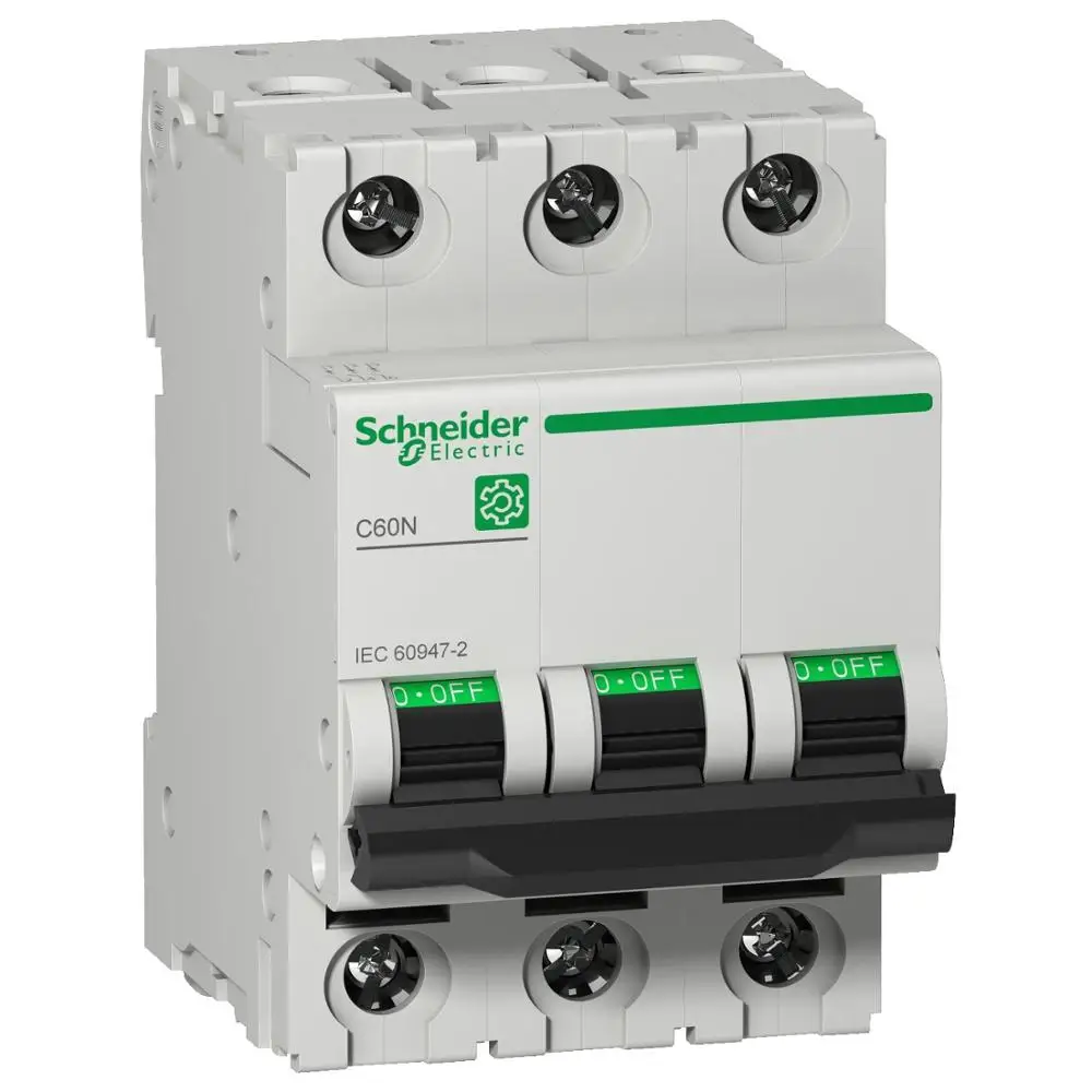 AC DC 3P miniature circuit breaker power distribution protection C60N tripping curve B 1A 2A 3A 4A 6A 10A 13A 16A 20A 415V 10KA
AC DC 3P miniature circuit breaker power distribution protection C60N tripping curve B 1A 2A 3A 4A 6A 10A 13A 16A 20A 415V 10KA