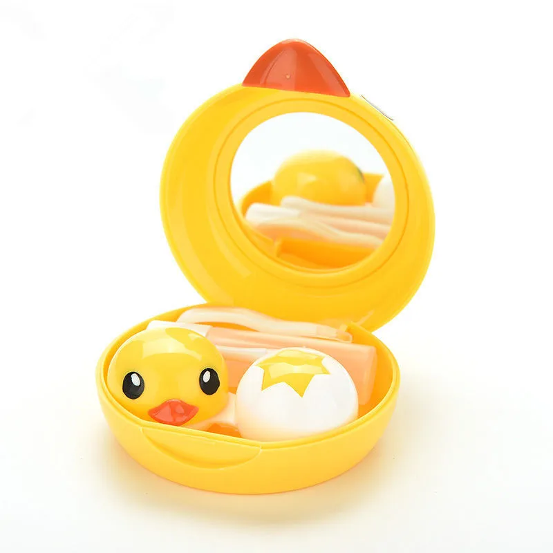 Cute Mini Eyewear Accessories Cartoon Duck Design Contact Lens Box Case Holder Container Case
Cute Mini Eyewear Accessories Cartoon Duck Design Contact Lens Box Case Holder Container Case