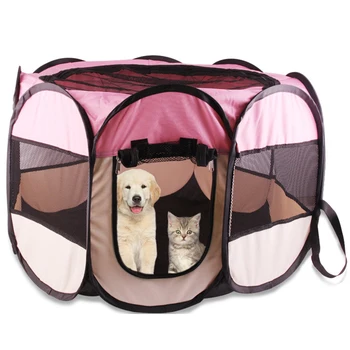 Waterproof Splicing Color Portable Foldable Pet Octagon Fence Indoor Outdoor Oxford Cloth Game Safe Guard Playpen for Cat Dog
Waterproof Splicing Color Portable Foldable Pet Octagon Fence Indoor Outdoor Oxford Cloth Game Safe Guard Playpen for Cat Dog