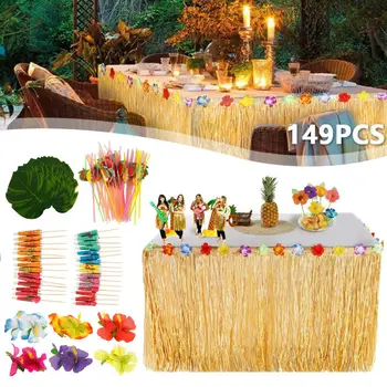 149 pcs Beach party decoration supplies Hawaii party tropical decoration Hawaii party table skirt wedding happy birthday summer
149 pcs Beach party decoration supplies Hawaii party tropical decoration Hawaii party table skirt wedding happy birthday summer