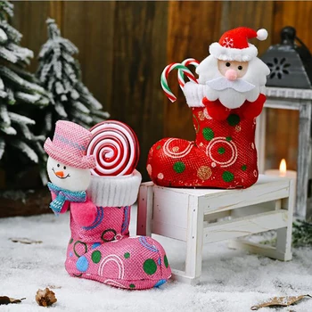 1PC Merry Christmas Candy Boots Gifts Christmas Decorations for Home Xmas Stocking Natal Decor New Year Decoration 
1PC Merry Christmas Candy Boots Gifts Christmas Decorations for Home Xmas Stocking Natal Decor New Year Decoration