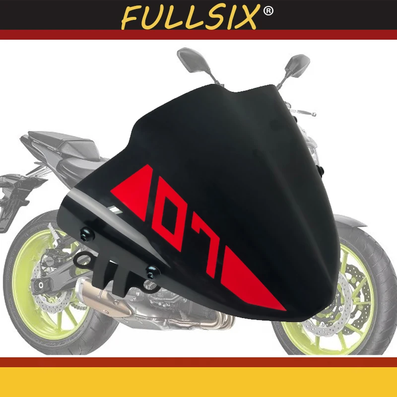 Windshield for MT 07 mt07 FZ 07 fz07 2017 2018 2019 Motorcycle Windscreen Small Windshield wind deflector gift stickers
Windshield for MT 07 mt07 FZ 07 fz07 2017 2018 2019 Motorcycle Windscreen Small Windshield wind deflector gift stickers