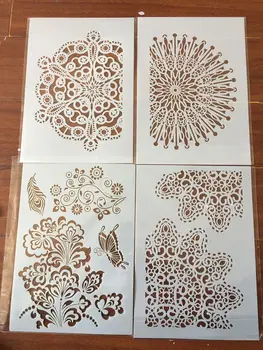4pcs / set A4 Sun flower butterfly Stencils Painting Coloring Embossing Scrapbook Album Decorative Template
4pcs / set A4 Sun flower butterfly Stencils Painting Coloring Embossing Scrapbook Album Decorative Template