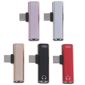 Mini Type C Audio Adapter 2 In 1 Type-C To 3.5mm Jack Earphone Cable USB-C Charging Charge Code For Samsung Xiaomi Huawei
Mini Type C Audio Adapter 2 In 1 Type-C To 3.5mm Jack Earphone Cable USB-C Charging Charge Code For Samsung Xiaomi Huawei