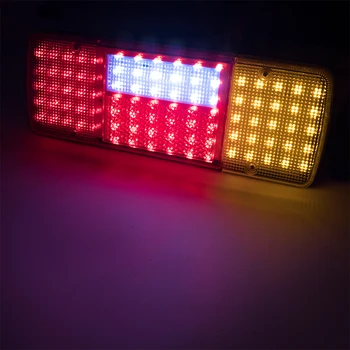 Caravans Rear Tail Light 92-LED Signal Indicator Lamps Replacement PC + ABS 26*9*3cm 1 Pair Rectangle Car Truck
Caravans Rear Tail Light 92-LED Signal Indicator Lamps Replacement PC + ABS 26*9*3cm 1 Pair Rectangle Car Truck