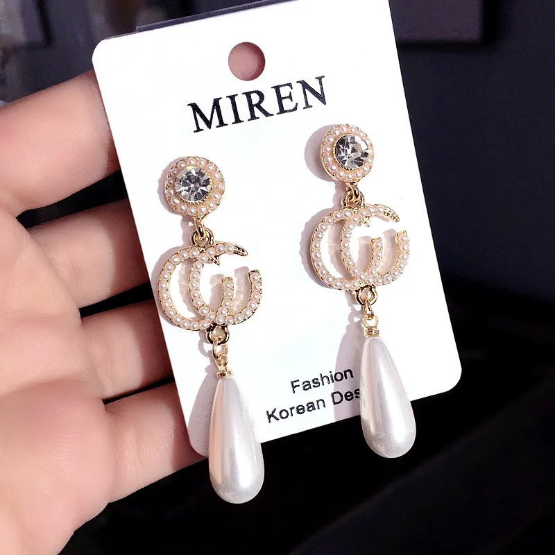 VOHE Big Pearl Earrings for Women Gold Color Drop Earrings Jewelry Earrings Irregular Za Dangle Earrings Christmas Statement
VOHE Big Pearl Earrings for Women Gold Color Drop Earrings Jewelry Earrings Irregular Za Dangle Earrings Christmas Statement