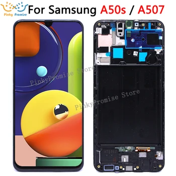 For Samsung Galaxy A50S A507 LCD Display Touch Screen Digitizer with frame Assembly Replacement For Samsung A50s LCD
For Samsung Galaxy A50S A507 LCD Display Touch Screen Digitizer with frame Assembly Replacement For Samsung A50s LCD