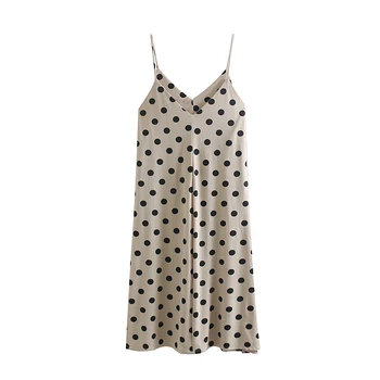 2020 Za New Casual Fashion Lady Female Women Women's clothes Grey Polka Dot Strap V-neck Sexy Mini Dress
2020 Za New Casual Fashion Lady Female Women Women's clothes Grey Polka Dot Strap V-neck Sexy Mini Dress
