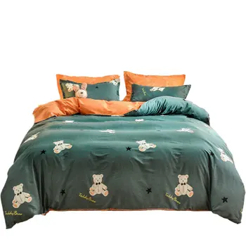 Cartoon Bear bedding set for children adult cute duvet cover bed sheets pillowcase bed linen for home queen king size
Cartoon Bear bedding set for children adult cute duvet cover bed sheets pillowcase bed linen for home queen king size