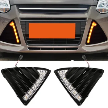 For Ford Focus 3 MK3 2012 2013 2014 DRL Daytime Running Lights 12V LED Daylight Fog Lamp Waterproof With Dimming Style Relay
For Ford Focus 3 MK3 2012 2013 2014 DRL Daytime Running Lights 12V LED Daylight Fog Lamp Waterproof With Dimming Style Relay