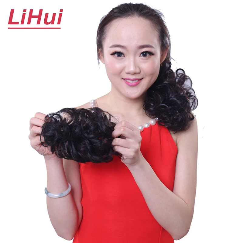 LIHUI Synthetic Chignon For Girls Bun for ponytail Messy wig bun Curly hair Elastic rope bun Simple and practical
LIHUI Synthetic Chignon For Girls Bun for ponytail Messy wig bun Curly hair Elastic rope bun Simple and practical