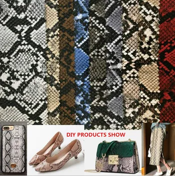 Snake Python Pattern Embossed PU Synthetic Leather Fabric Faux Leather Sewing Material For Skirt/Shoes/Luggage/bag/purse
Snake Python Pattern Embossed PU Synthetic Leather Fabric Faux Leather Sewing Material For Skirt/Shoes/Luggage/bag/purse