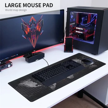 Gaming Mouse Pads Non-slip Large Mouse Pad with World Map Oversized Extended Waterproof Keyboard Pad Desk Mat Office 900*400mm
Gaming Mouse Pads Non-slip Large Mouse Pad with World Map Oversized Extended Waterproof Keyboard Pad Desk Mat Office 900*400mm