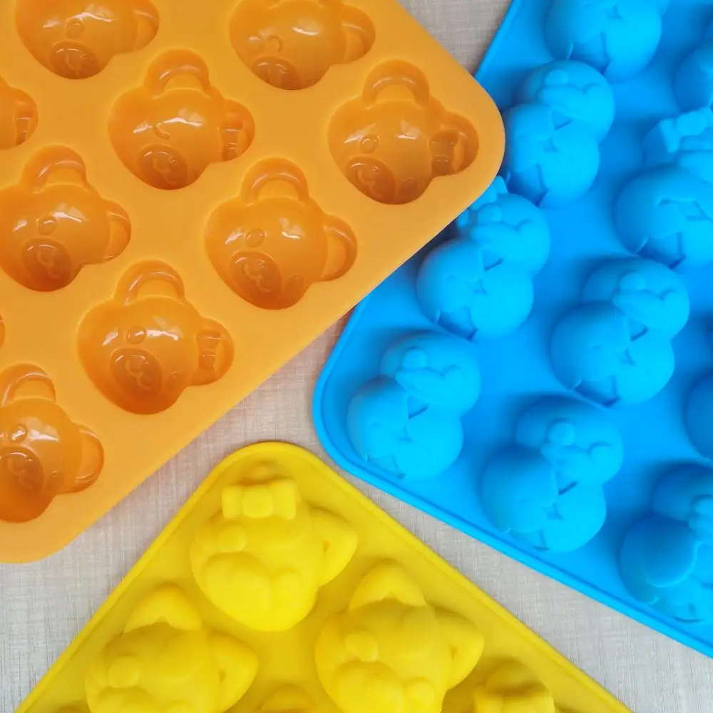 Cake Tools 16 Cavity Bear Silicone Baking Pan, Ice Cube Tray,Chocolate Mold, Cake Mold, Cookie Mold, Pudding Mold
Cake Tools 16 Cavity Bear Silicone Baking Pan, Ice Cube Tray,Chocolate Mold, Cake Mold, Cookie Mold, Pudding Mold