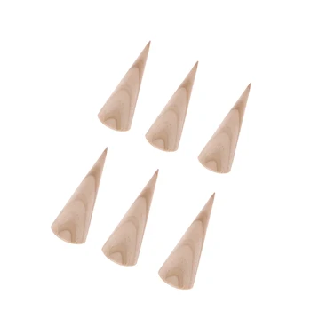 6 Pieces/Lot Unfinished Wood Jewelry Display Ring Stand Jewelry Holder DIY Crafts Color Making
6 Pieces/Lot Unfinished Wood Jewelry Display Ring Stand Jewelry Holder DIY Crafts Color Making