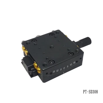 PT-SD308 Precise Manual Goniometer Stage, Low Profile Goniometer Platform, Optical Sliding Table, Rotation Range: +/-10 degree
PT-SD308 Precise Manual Goniometer Stage, Low Profile Goniometer Platform, Optical Sliding Table, Rotation Range: +/-10 degree