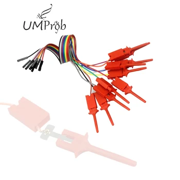 10Pcs in 1 Analyzer Test Clips High Efficiency Logic Analyzer Cable Gripper Probe Test Hook Kit Set
10Pcs in 1 Analyzer Test Clips High Efficiency Logic Analyzer Cable Gripper Probe Test Hook Kit Set