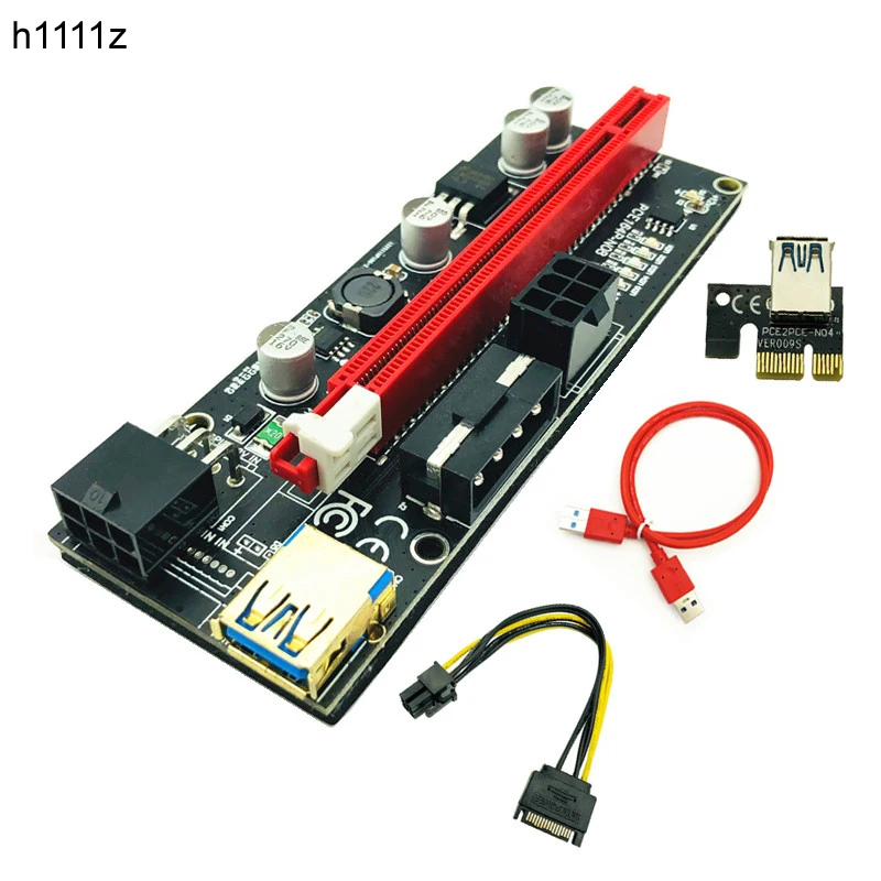6 шт. PCIE Riser 009S Plus, видеокарта, удлинитель кабеля, адаптер PCI Express, Райзер VER009S PCI-E X16, Райзер-карта для майнинга BTC 
6 шт. PCIE Riser 009S Plus, видеокарта, удлинитель кабеля, адаптер PCI Express, Райзер VER009S PCI-E X16, Райзер-карта для майнинга BTC