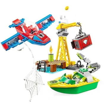 Bela 11185 Marvel Spider-Man Doc Ock Diamond Heist Building Blocks Toys Bricks Gift Compatible With Bela 76134
Bela 11185 Marvel Spider-Man Doc Ock Diamond Heist Building Blocks Toys Bricks Gift Compatible With Bela 76134