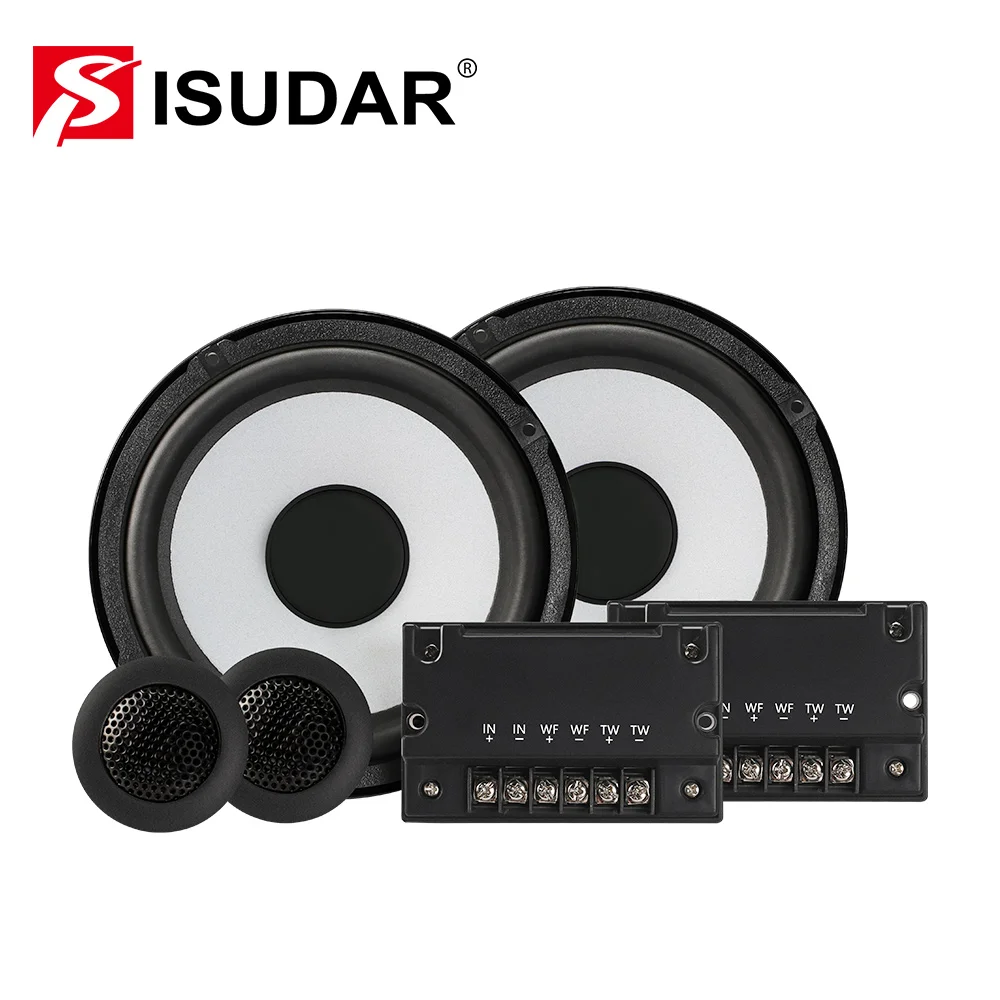 ISUDAR SU601 Car Component Speaker System 6.5 Inch 2 Way Vehicle Door Auto Audio Stereo Speakers Set HiFi With Tweeter Crossover
ISUDAR SU601 Car Component Speaker System 6.5 Inch 2 Way Vehicle Door Auto Audio Stereo Speakers Set HiFi With Tweeter Crossover