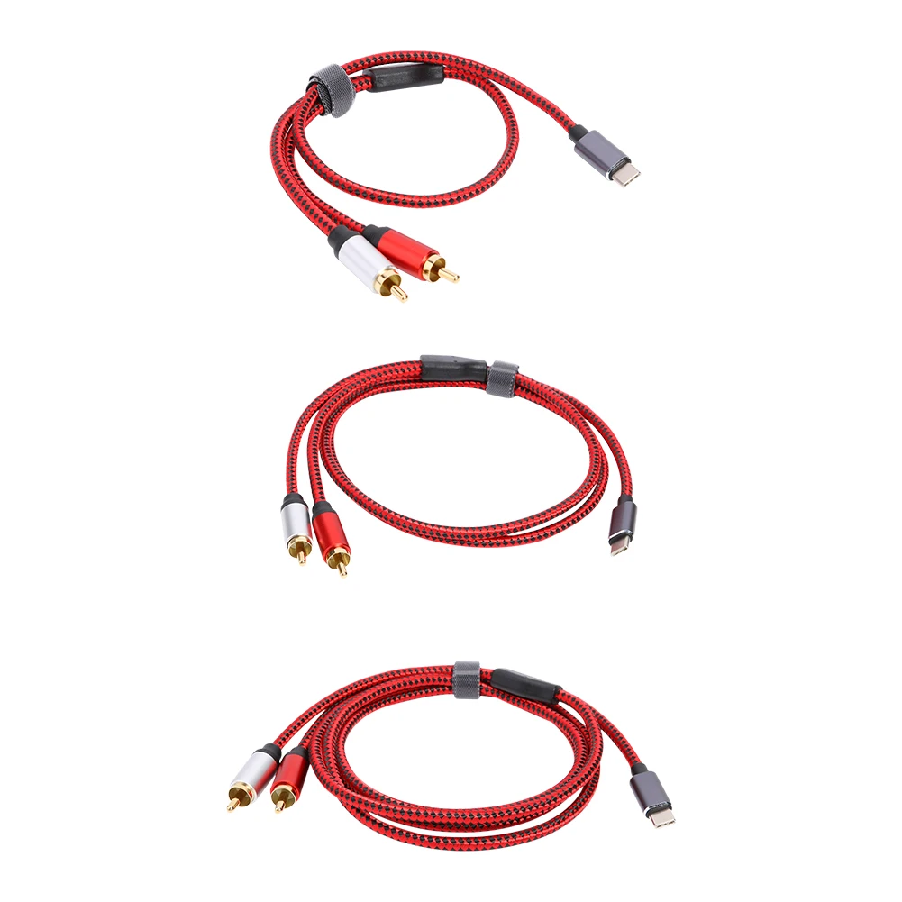 USB C RCA Audio Cable Type-C to 2 RCA Cable 2rca Jack Type C RCA Cable for iPhone Sumsung Xiaomi Speaker Home Theater TV 0.5m 1m
USB C RCA Audio Cable Type-C to 2 RCA Cable 2rca Jack Type C RCA Cable for iPhone Sumsung Xiaomi Speaker Home Theater TV 0.5m 1m