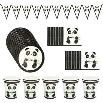 1 Set Disposable Happy Birthday Banner Paper Cups and Plates Panda Party Tableware Decor Set Party Supplies
1 Set Disposable Happy Birthday Banner Paper Cups and Plates Panda Party Tableware Decor Set Party Supplies