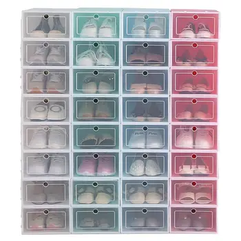1Pc Multifunction Unisex Transparent Shoes Storage Box with Cover 
1Pc Multifunction Unisex Transparent Shoes Storage Box with Cover