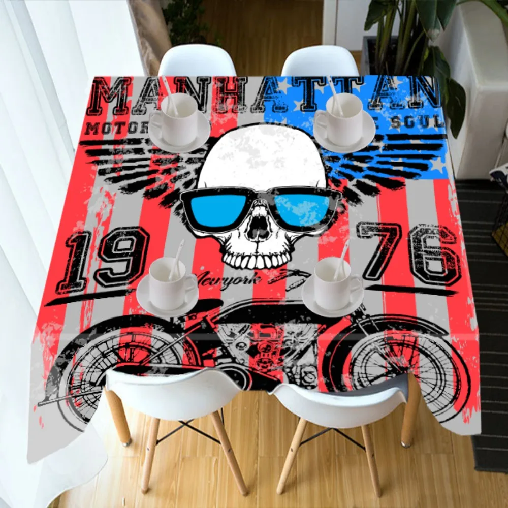 Table Cloth Motorcycle Skull 3D Print Polyester Washable Long Table Cloth for Birthday Wedding Party Kitchen Desk Cloth
Table Cloth Motorcycle Skull 3D Print Polyester Washable Long Table Cloth for Birthday Wedding Party Kitchen Desk Cloth