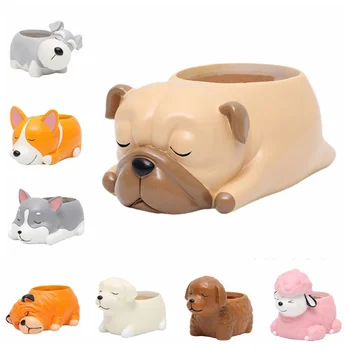 Creative Cartoon Dogs Flower Vase Puppy Resin Planter for Succulents Cute Corgi Mini Flower Pot Desktop Pot Garden Bonsai
Creative Cartoon Dogs Flower Vase Puppy Resin Planter for Succulents Cute Corgi Mini Flower Pot Desktop Pot Garden Bonsai