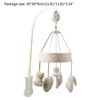 Baby Crib Mobile Rattle 0-12 Months Rotating Bed Bell Plush Toy Infants Newborns Soothing Educational Toys Gifts
Baby Crib Mobile Rattle 0-12 Months Rotating Bed Bell Plush Toy Infants Newborns Soothing Educational Toys Gifts