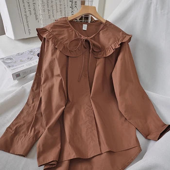 2020 summer new women blouse and shirts turn-down collar long-sleeved solid loose lady elegant shirts outwear coat tops
2020 summer new women blouse and shirts turn-down collar long-sleeved solid loose lady elegant shirts outwear coat tops