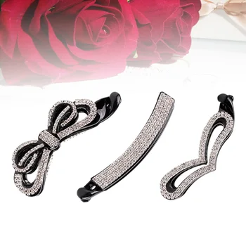 3pcs Banana Hair Clip Rhinestone Bowknot Large Hair Claw Ponytail Holder Hair Clip Updo Ponytail Clip for Girls Ladies
3pcs Banana Hair Clip Rhinestone Bowknot Large Hair Claw Ponytail Holder Hair Clip Updo Ponytail Clip for Girls Ladies