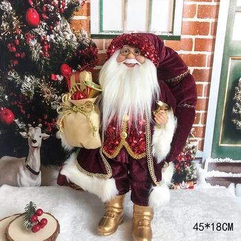 3 Size Santa Claus Dolls Christmas Decoration Santa Beard Ornaments Holiday Plush Characters Stuffed Toys Home Decor Ornaments
3 Size Santa Claus Dolls Christmas Decoration Santa Beard Ornaments Holiday Plush Characters Stuffed Toys Home Decor Ornaments