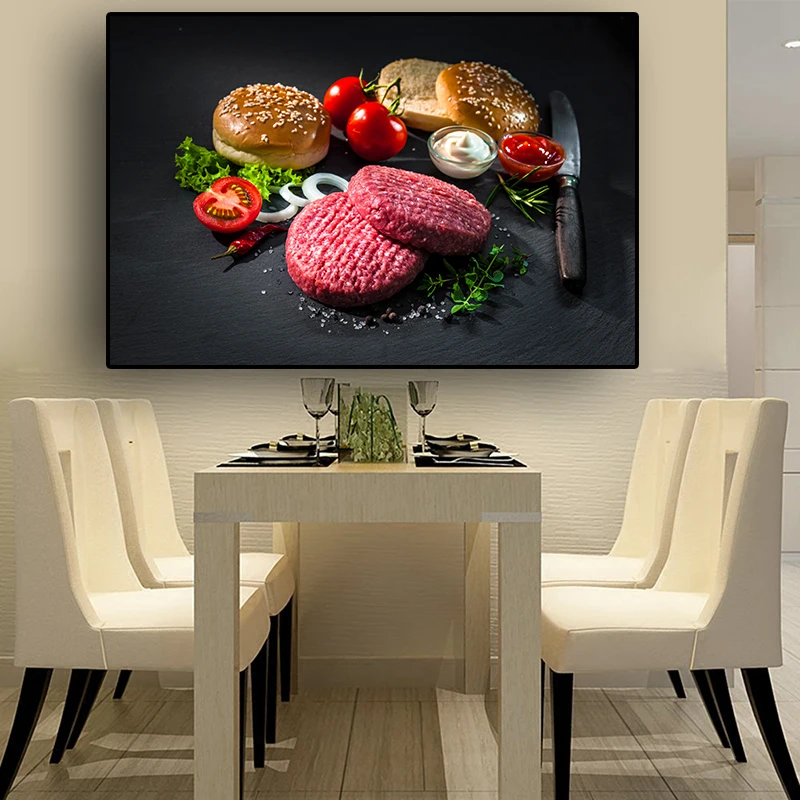 Meat and Vegetable Kitchen Canvas Painting Cuadros Scandinavian Posters and Prints Wall Art Food Picture Living Room Home Decor
Meat and Vegetable Kitchen Canvas Painting Cuadros Scandinavian Posters and Prints Wall Art Food Picture Living Room Home Decor