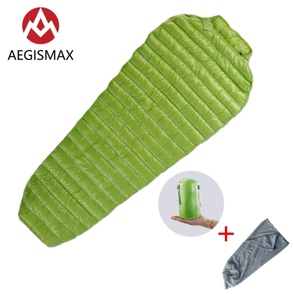 AEGISMAX MINI Goose Down Mummy Sleeping Bags Ultralight Single Splicing Portable for Spring Autumn Outdoor Camping Hiking Travel
AEGISMAX MINI Goose Down Mummy Sleeping Bags Ultralight Single Splicing Portable for Spring Autumn Outdoor Camping Hiking Travel