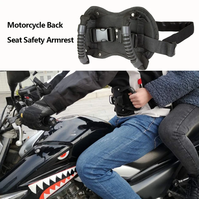 Motorcycle Back Seat Safety Armrest Passenger Grip Grab Handle Non-Slip Strap Seat Belt Protection Motorcycle Accessories
Motorcycle Back Seat Safety Armrest Passenger Grip Grab Handle Non-Slip Strap Seat Belt Protection Motorcycle Accessories