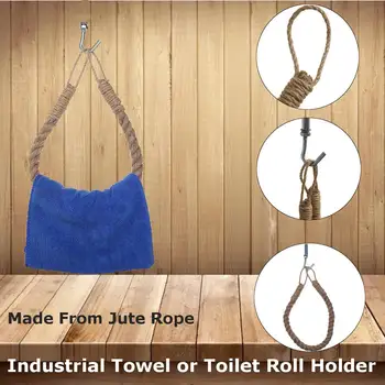 Vintage Towel Hanging Rope Toilet Paper Holder Home Hotel Bathroom Decoration Supplies
Vintage Towel Hanging Rope Toilet Paper Holder Home Hotel Bathroom Decoration Supplies