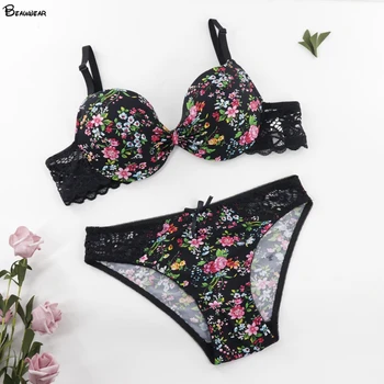 Beauwear Sexy Women's Underwear Set Black White Blue Pink Red Khaki Floral Lenceria Female Bra and Panty Set for Women Lingeries
Beauwear Sexy Women's Underwear Set Black White Blue Pink Red Khaki Floral Lenceria Female Bra and Panty Set for Women Lingeries