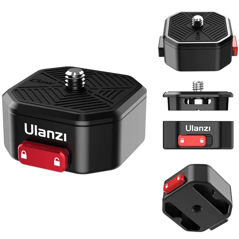 Ulanzi Claw Quick Release Plate Clamp DSLR Gopro Action Camera Tripod Adapter Mount Plate Board Shoulder Strap Clamp Adapter
Ulanzi Claw Quick Release Plate Clamp DSLR Gopro Action Camera Tripod Adapter Mount Plate Board Shoulder Strap Clamp Adapter