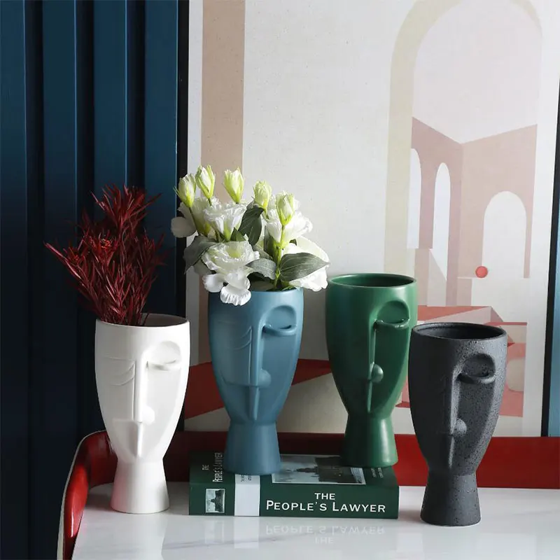 Nordic Supper Abstract Human Face Ceramic Vase With Flowers Decoration For Home Arrangement Of Flowers Bottle Flower Pot
Nordic Supper Abstract Human Face Ceramic Vase With Flowers Decoration For Home Arrangement Of Flowers Bottle Flower Pot
