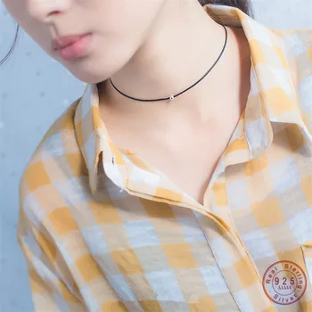 WANTME Genuine 100% 925 Sterling Silver Minimalist Gloss Bead Rope Pendant Choker Necklace for Women Office Career Fine Jewelry
WANTME Genuine 100% 925 Sterling Silver Minimalist Gloss Bead Rope Pendant Choker Necklace for Women Office Career Fine Jewelry