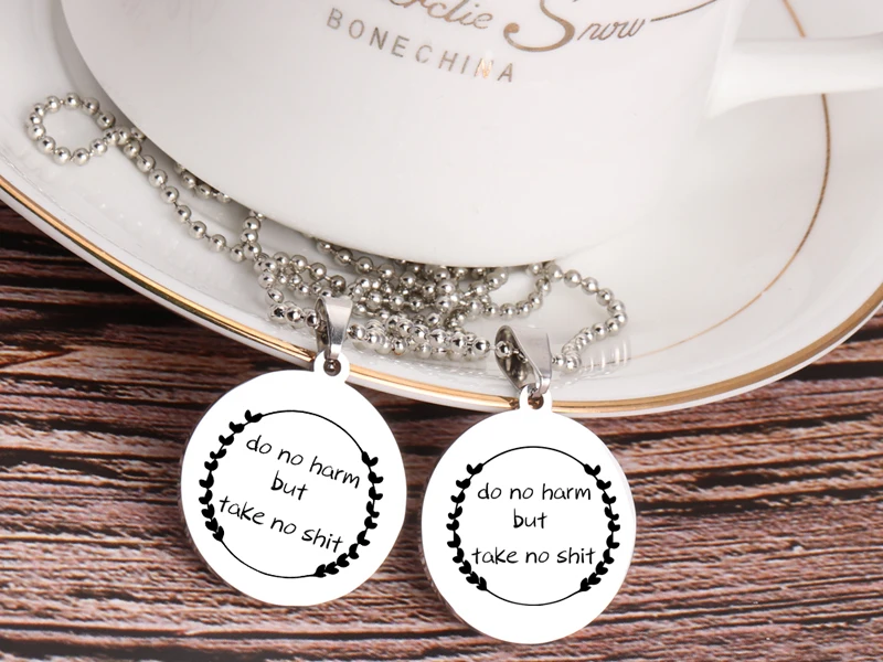 new fashion jewelry pendant necklace motivational