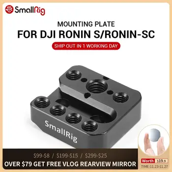 SmallRig Ronin-S Mounting Plate for DJI Ronin S W/ Nato Rail Arri Locating Holes Thread Holes Fr Magic Arm Handle Attachment
SmallRig Ronin-S Mounting Plate for DJI Ronin S W/ Nato Rail Arri Locating Holes Thread Holes Fr Magic Arm Handle Attachment