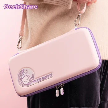 GeekShare Plug Bunny Switch Case Cute Pink Storage Bag Hard Cover Shell Travel Bags For Nintend Switch Games Console Accessories
GeekShare Plug Bunny Switch Case Cute Pink Storage Bag Hard Cover Shell Travel Bags For Nintend Switch Games Console Accessories