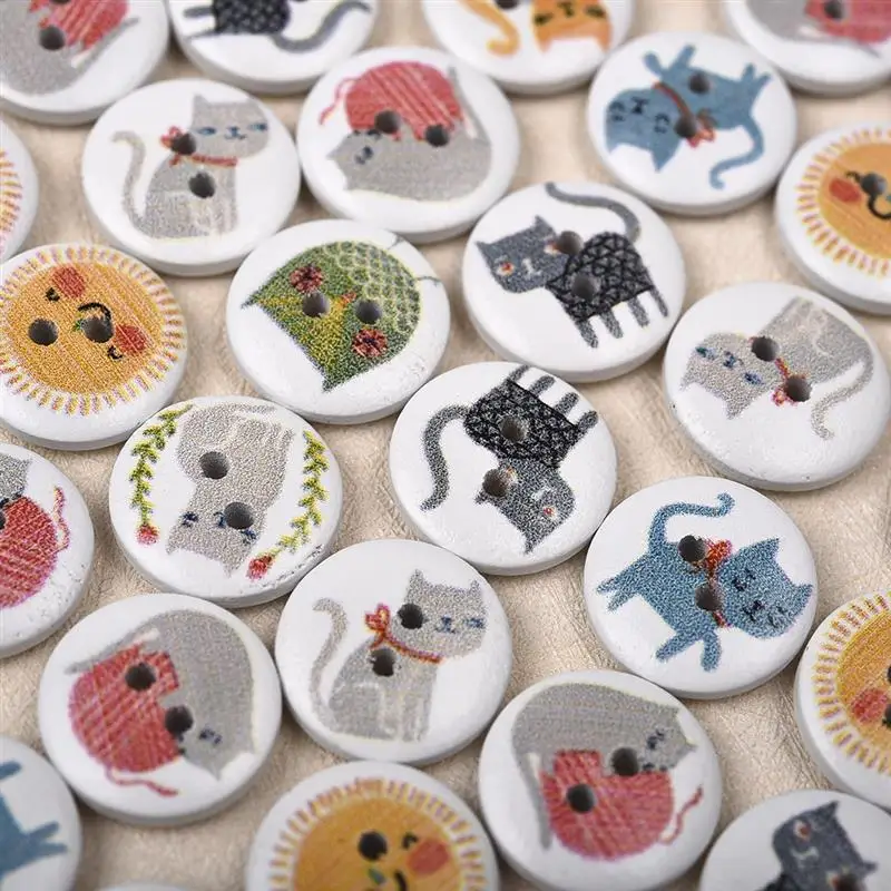 100pc Mixed Animals Wooden Buttons for Scrapbooking Crafts DIY Baby Children Clothing Sewing Accessories Button Decor 2 Hole
100pc Mixed Animals Wooden Buttons for Scrapbooking Crafts DIY Baby Children Clothing Sewing Accessories Button Decor 2 Hole