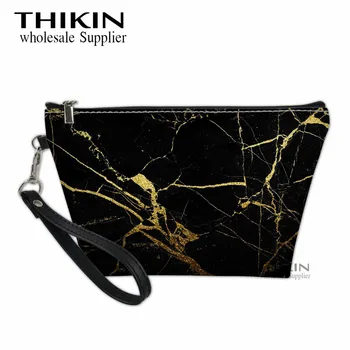 THIKIN Marbling Print Fashion Makeup Organizer Bag for Female Maleta De Maquillaje Small Cosmetic Bag for Women Make Up Bags
THIKIN Marbling Print Fashion Makeup Organizer Bag for Female Maleta De Maquillaje Small Cosmetic Bag for Women Make Up Bags