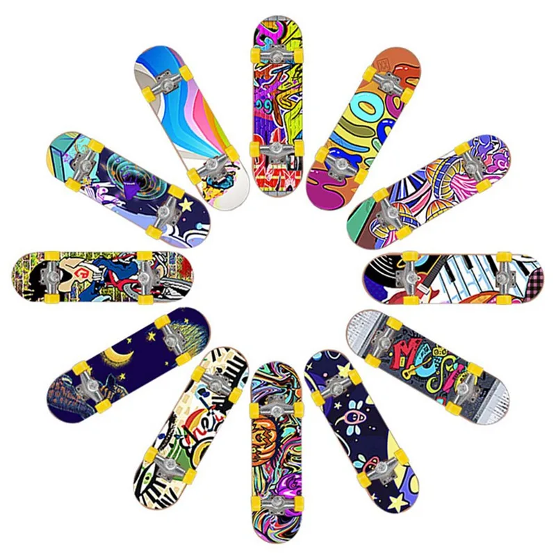 5Pcs Children Mini Finger Skateboard Fashion Boys Fingerboard Toys Skate Boarding Classic Game Desk Toys Random Color
5Pcs Children Mini Finger Skateboard Fashion Boys Fingerboard Toys Skate Boarding Classic Game Desk Toys Random Color